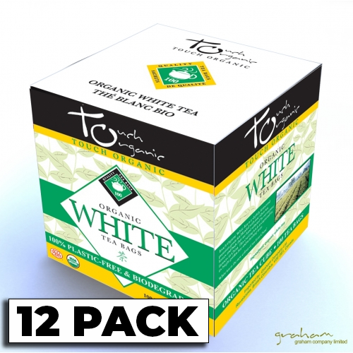 Touch Organic - ORGANIC WHITE TEA 100 bags- 12 PACK CASE