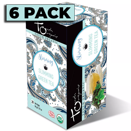 Touch Organic - Slimming Green Tea, 20 Bags - 6 PACK CASE